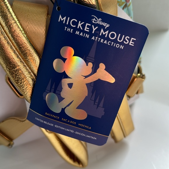 Regal Carousel Disney Parks Loungefly Mickey Main Attraction Backpack #7 NWT - Picture 7 of 11
